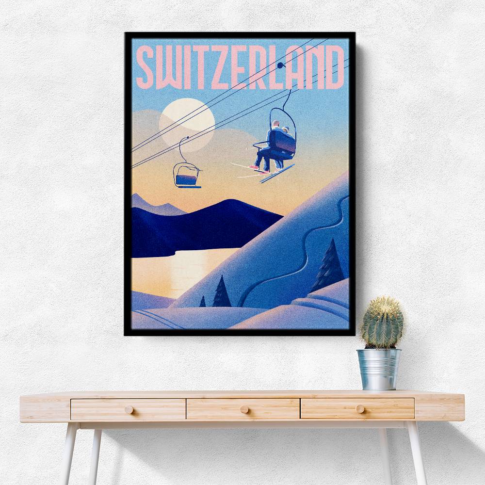 Ski Switzerland Wall Art