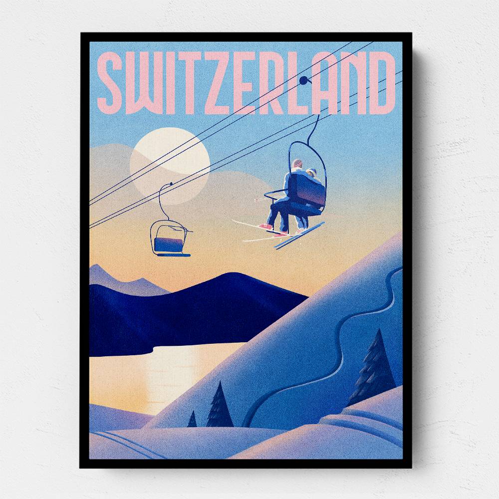 Ski Switzerland Wall Art