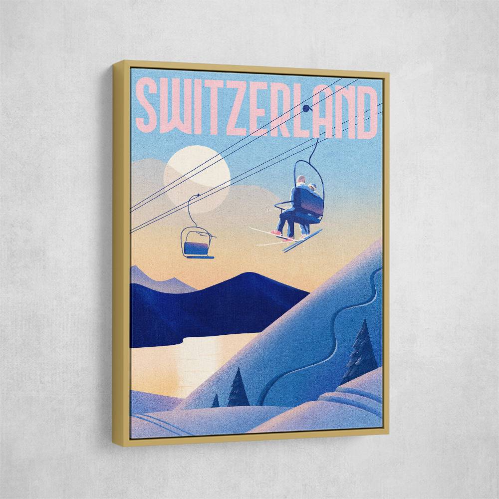 Ski Switzerland Wall Art