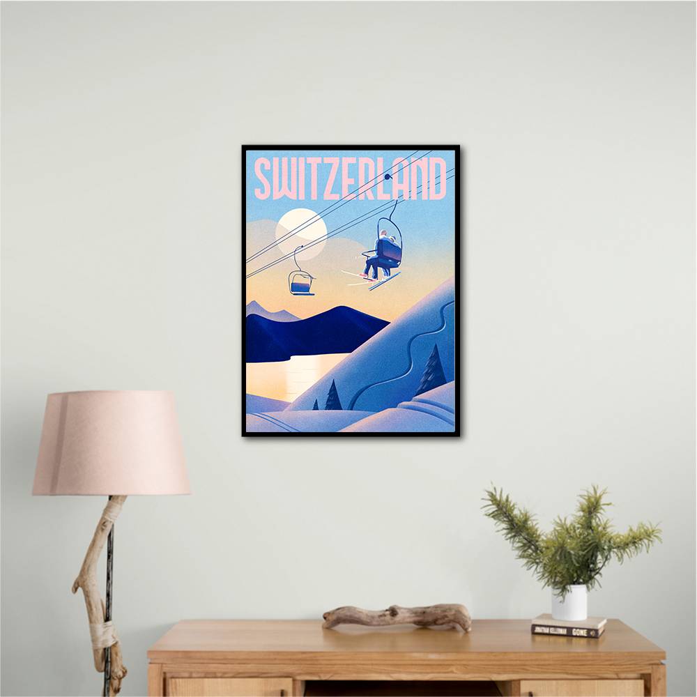 Ski Switzerland Wall Art