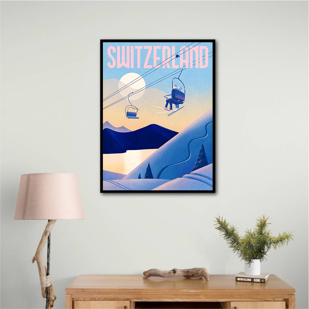 Ski Switzerland Wall Art