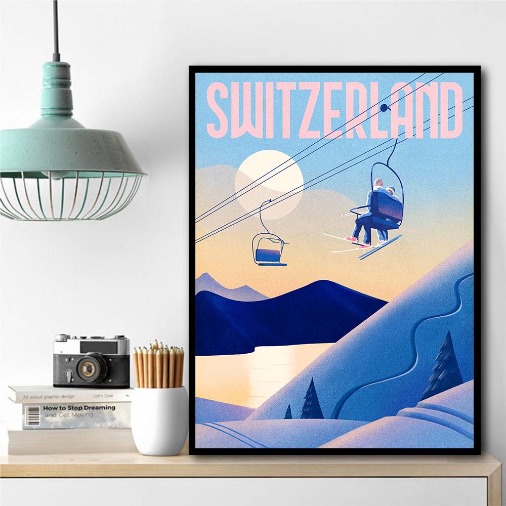 Ski Switzerland Wall Art