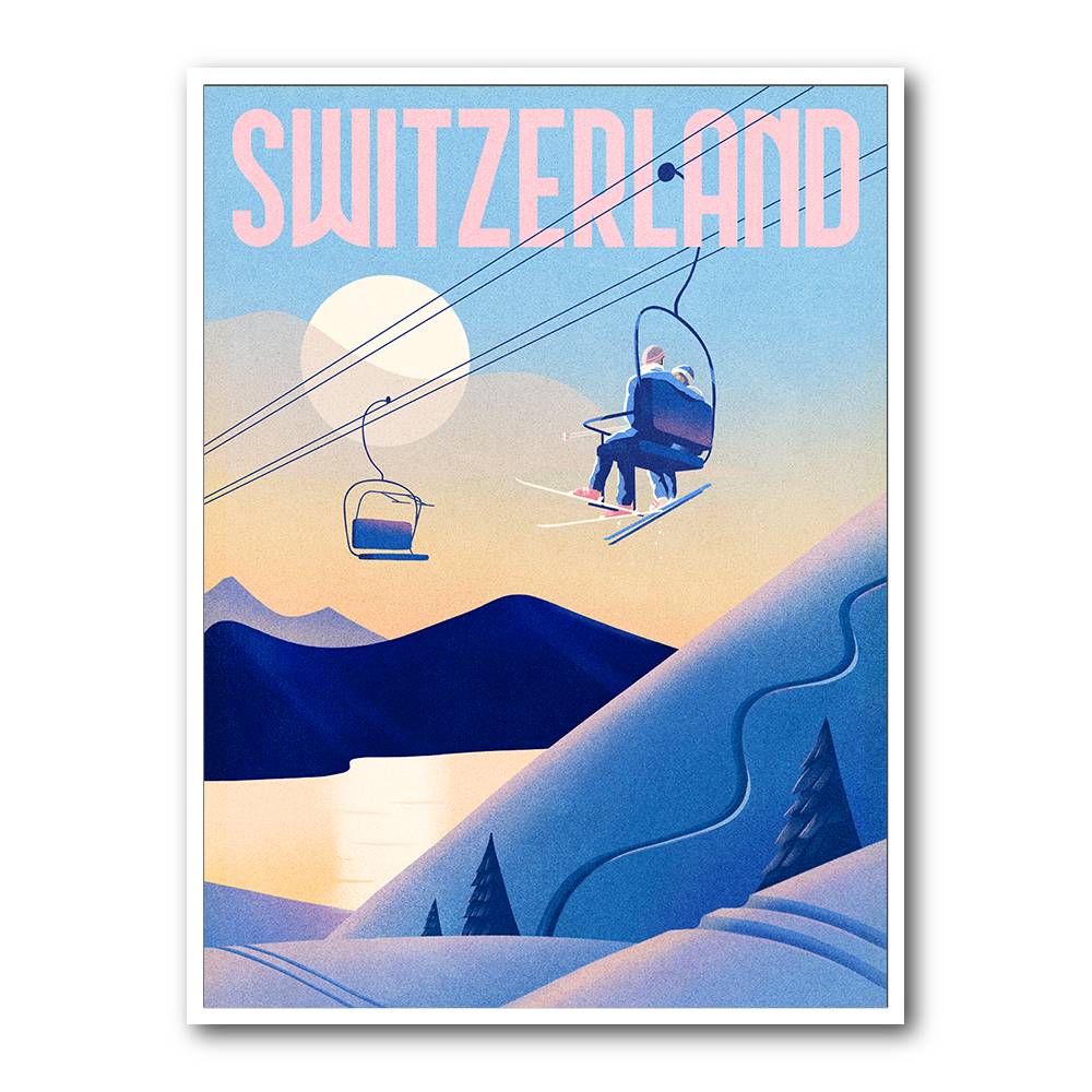 Ski Switzerland Wall Art