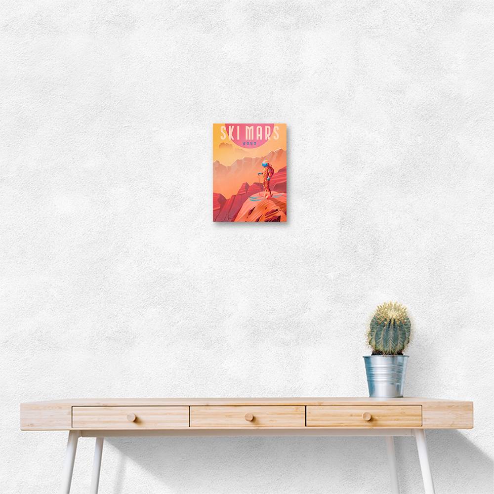 Ski Mars Wall Art