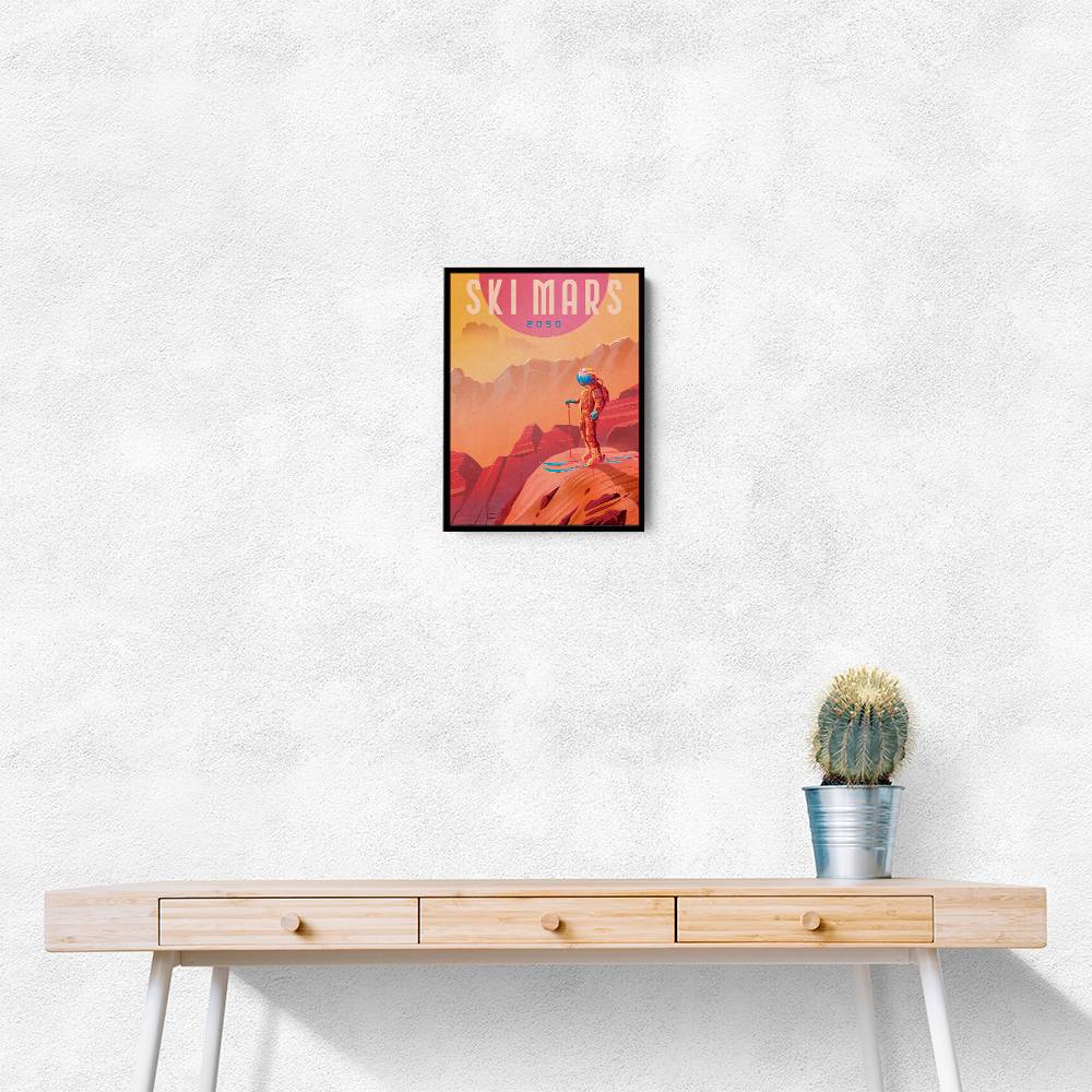 Ski Mars Wall Art