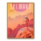 Ski Mars Wall Art