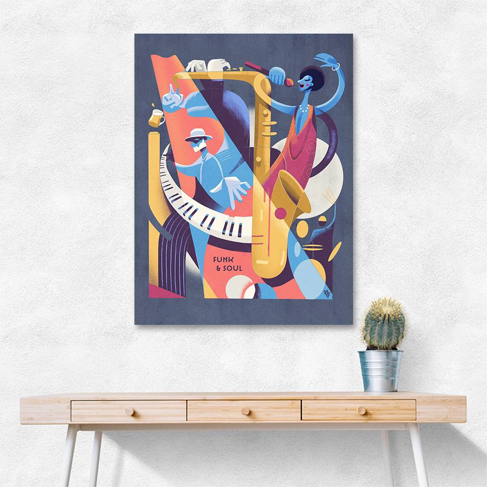 Funk A Soul Geometric Wall Art