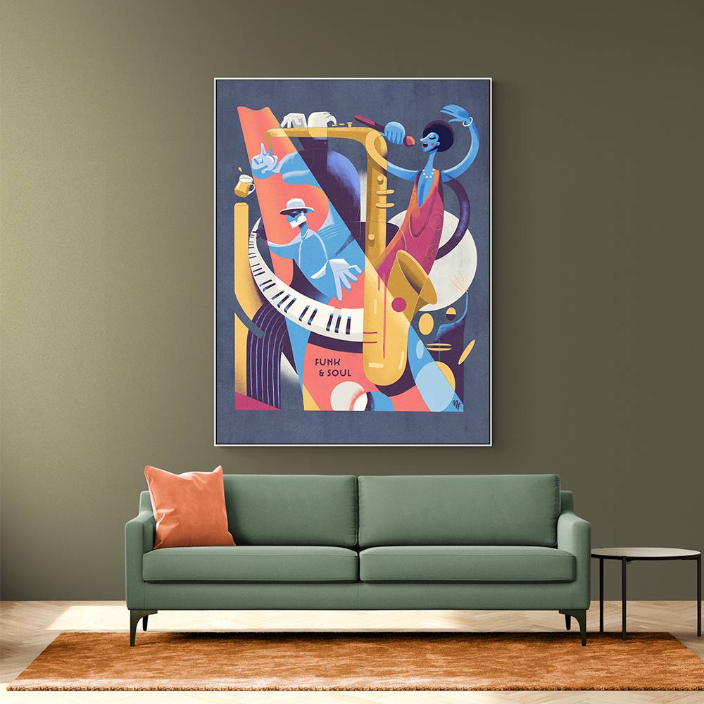 Funk A Soul Geometric Wall Art