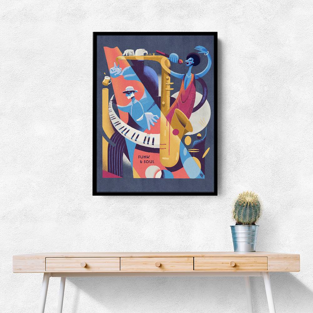 Funk A Soul Geometric Wall Art