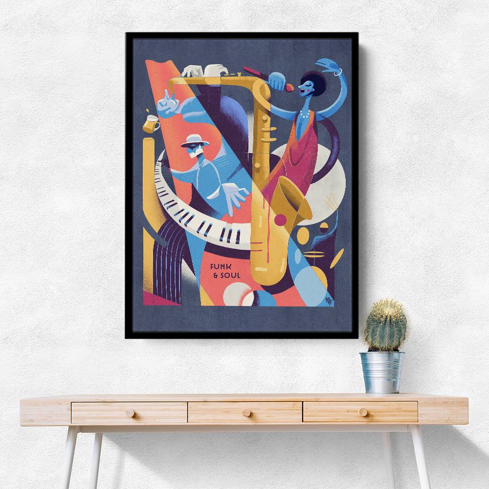 Funk A Soul Geometric Wall Art