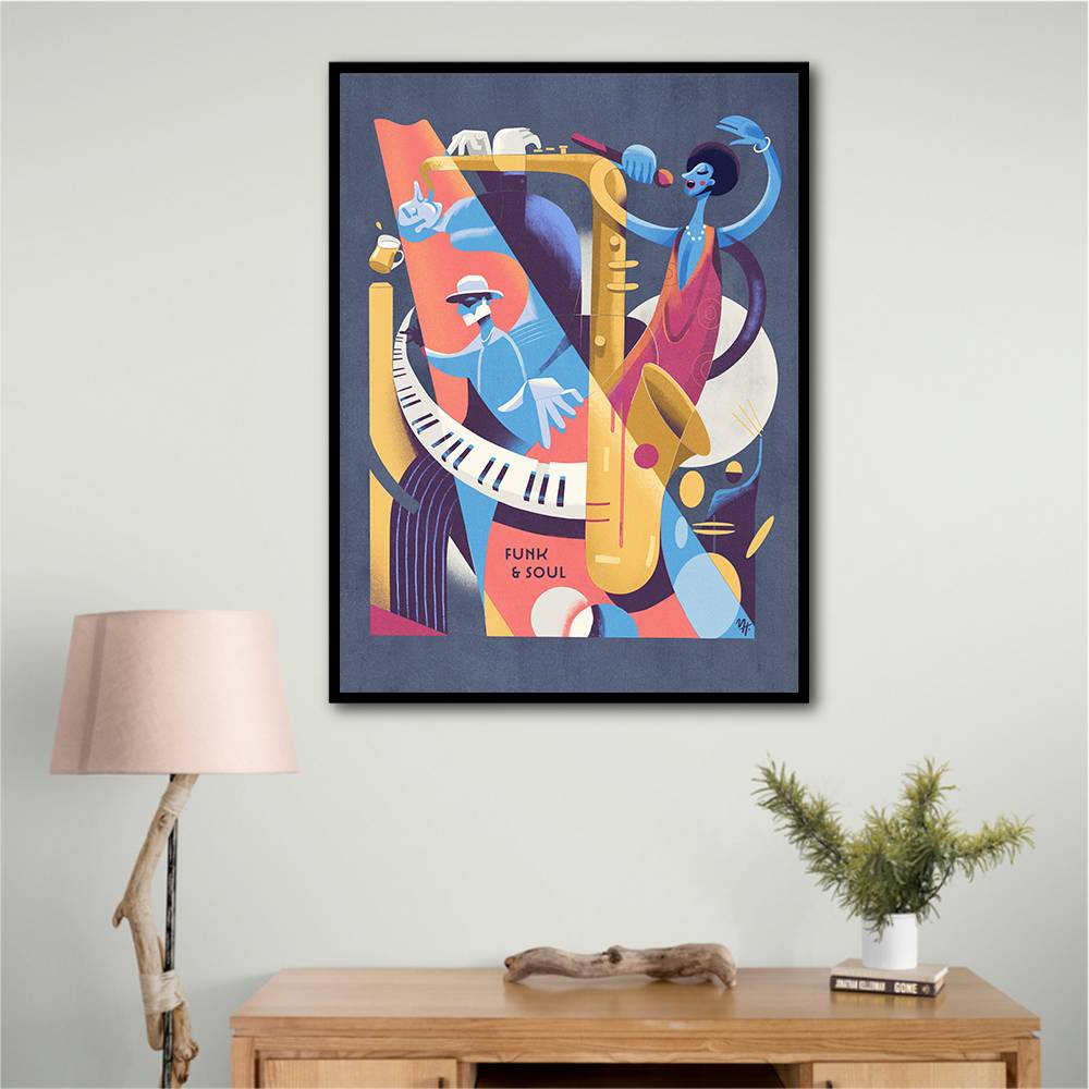 Funk A Soul Geometric Wall Art