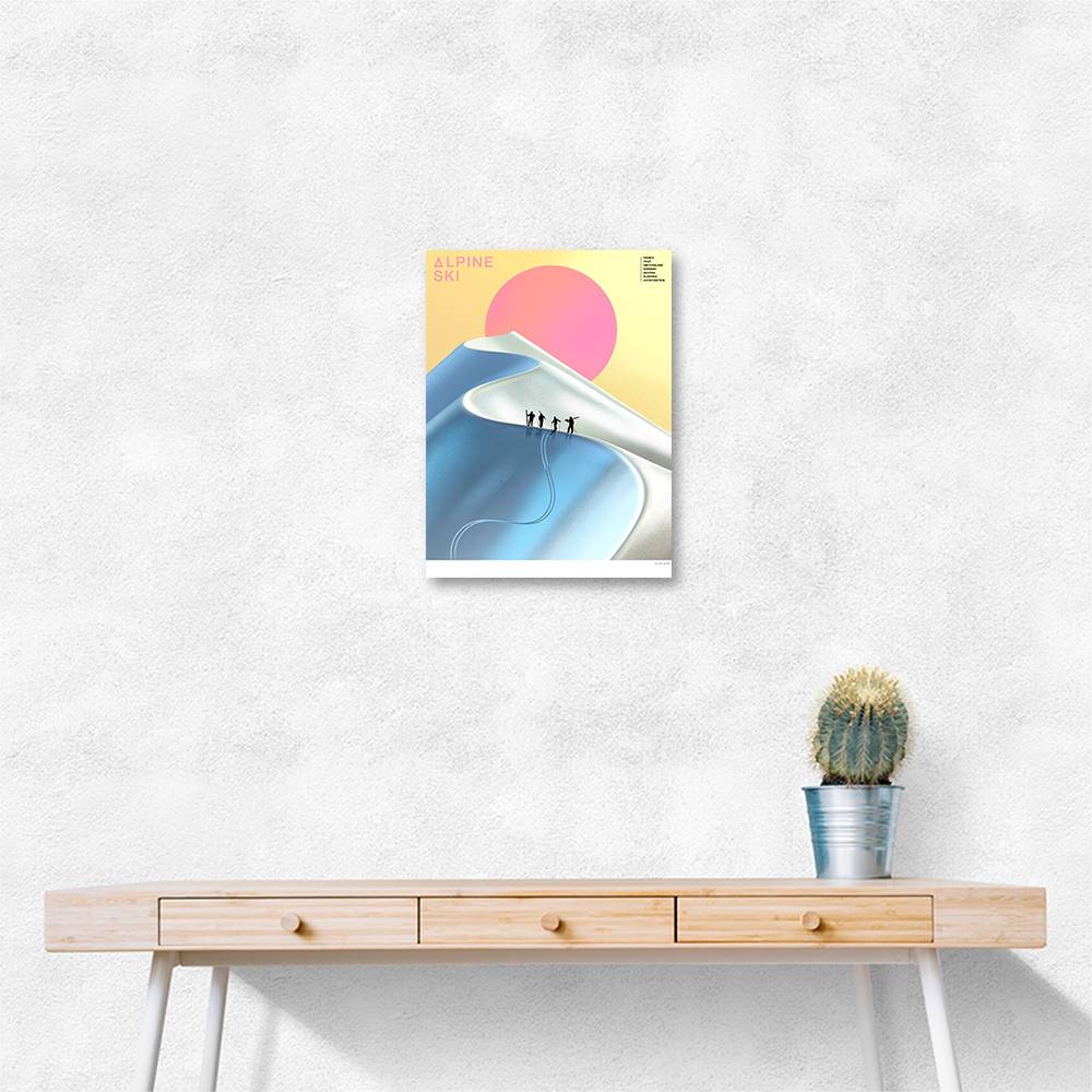 Alpine Ski Wall Art