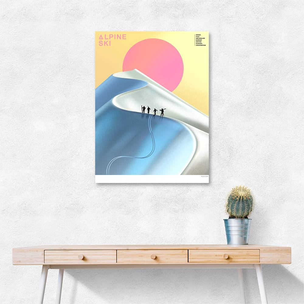 Alpine Ski Wall Art