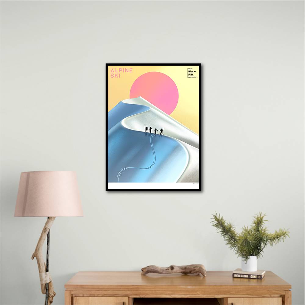 Alpine Ski Wall Art