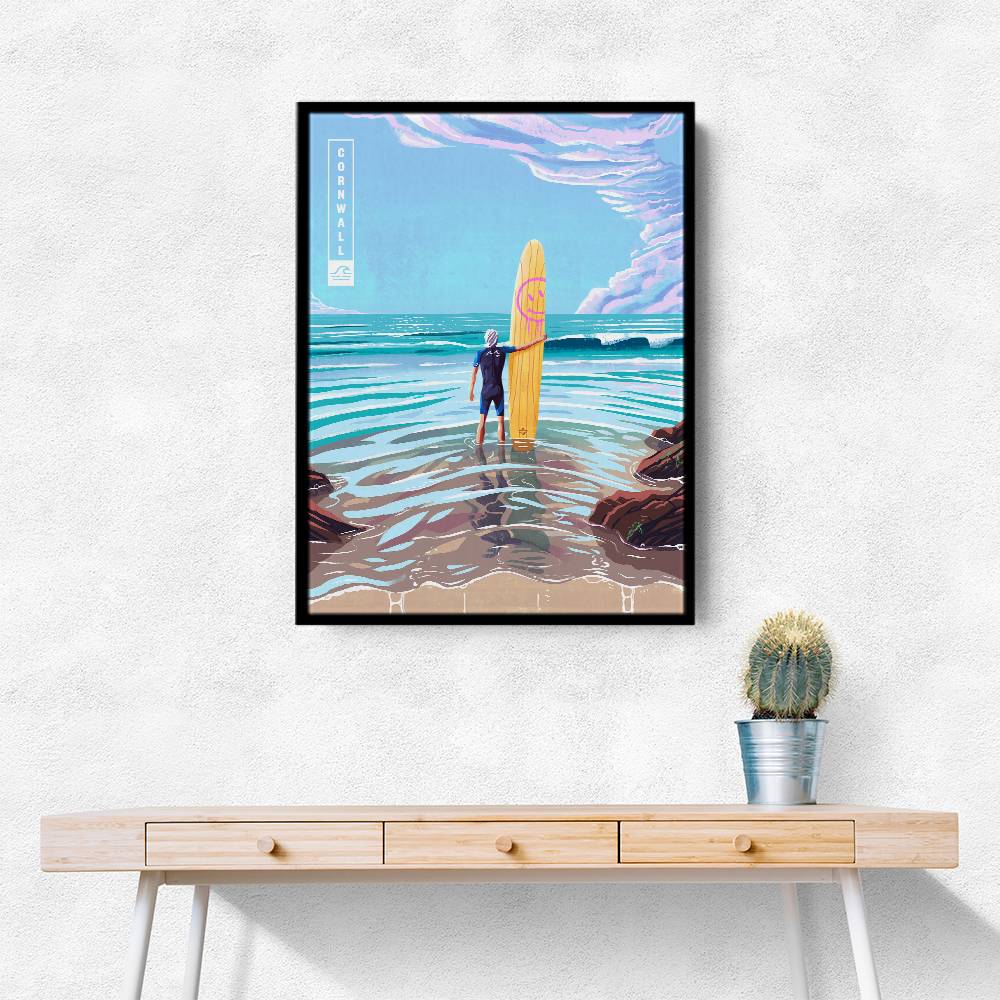 Surf Cornwall Wall Art