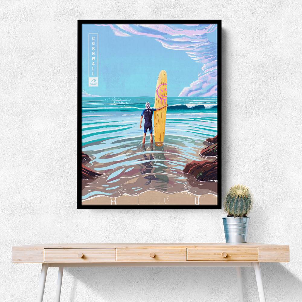 Surf Cornwall Wall Art