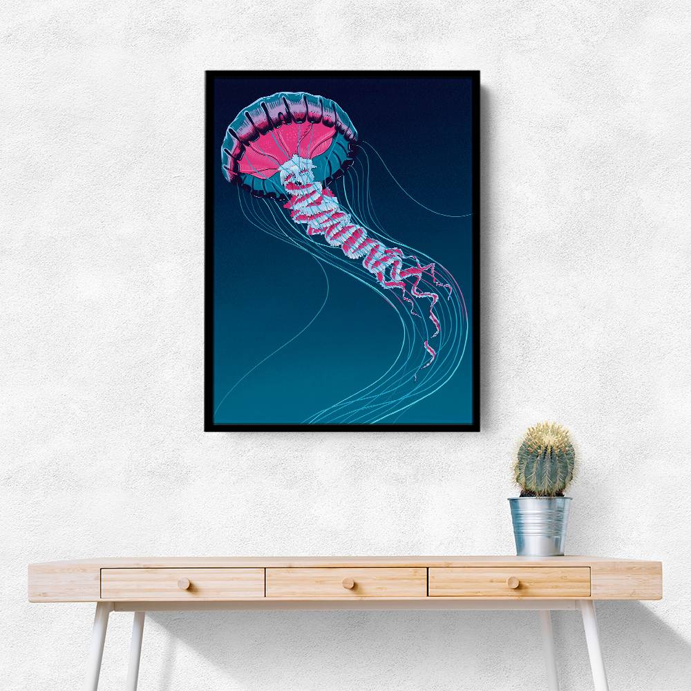 Lions Mane Jellyfish Wall Art