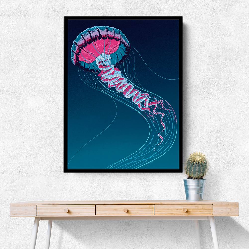 Lions Mane Jellyfish Wall Art