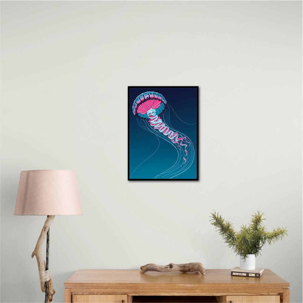 Lions Mane Jellyfish Wall Art