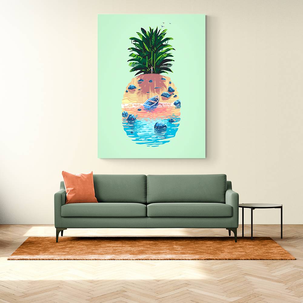 Pineapple Island Wall Art