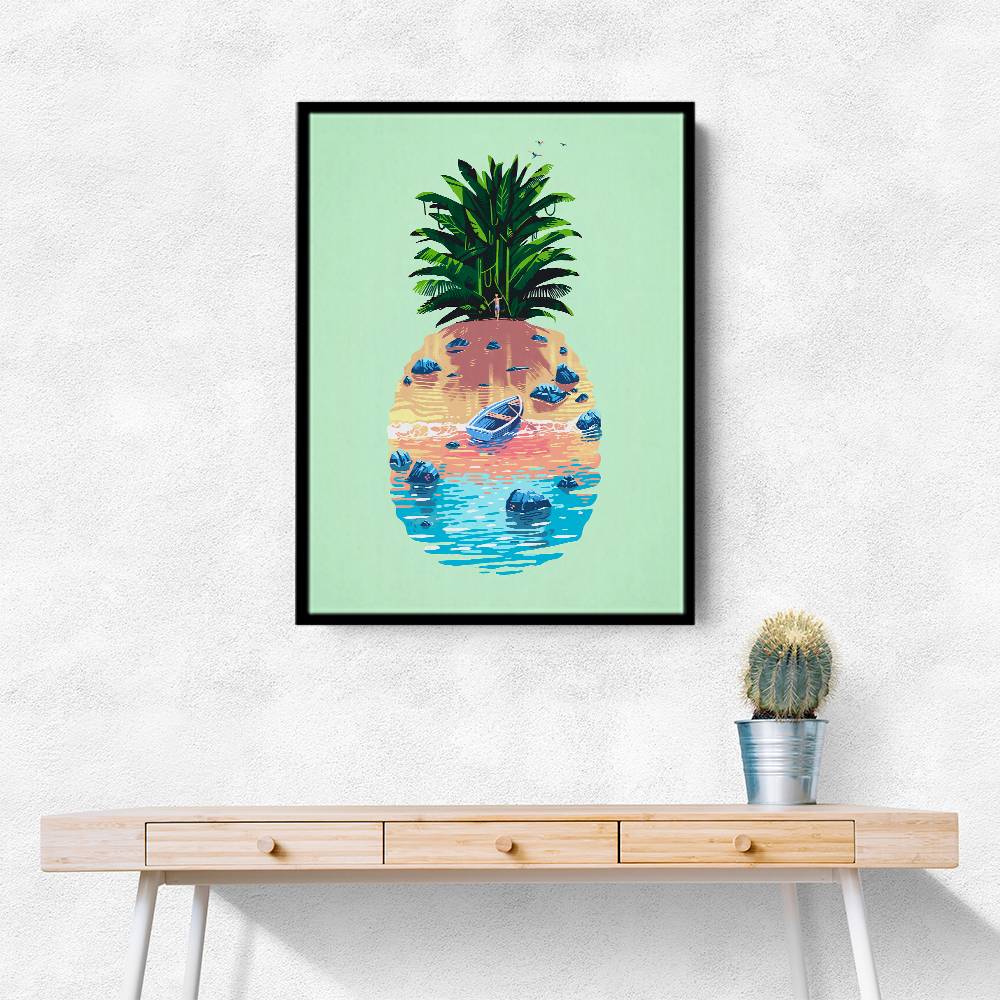 Pineapple Island Wall Art