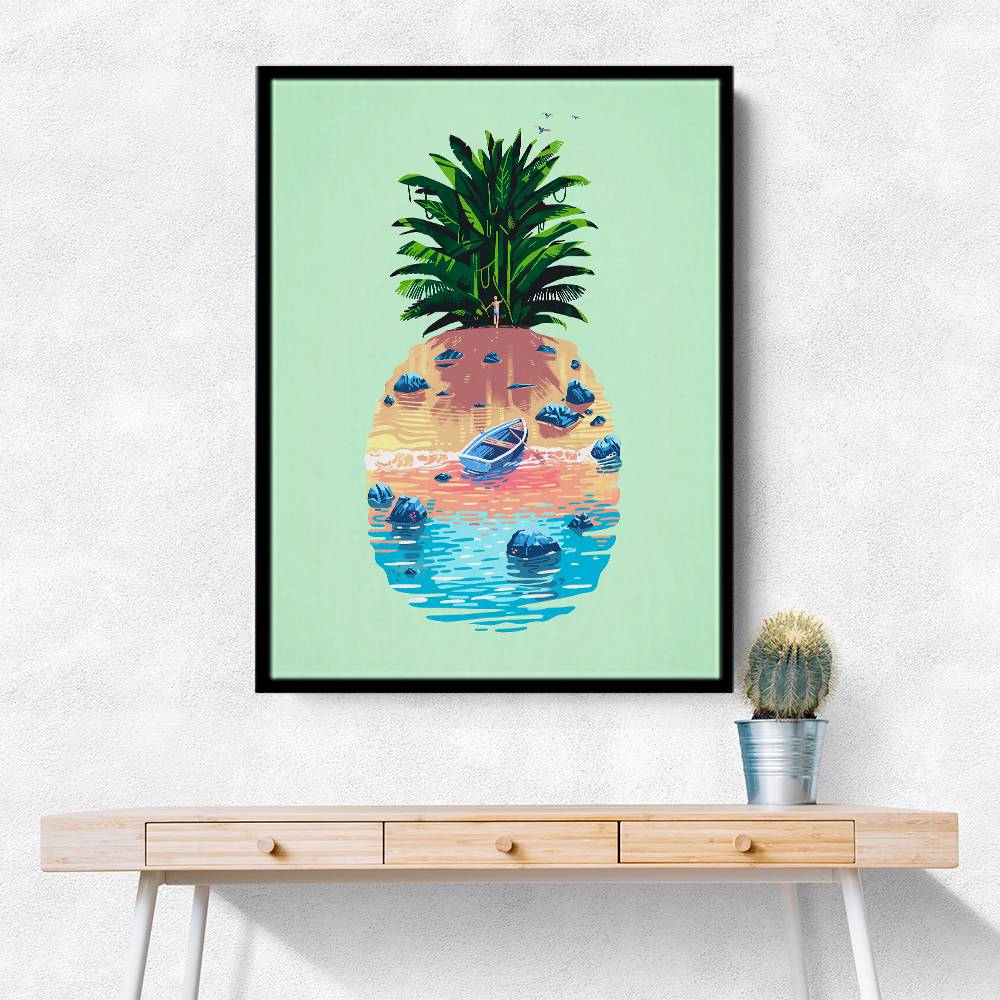 Pineapple Island Wall Art