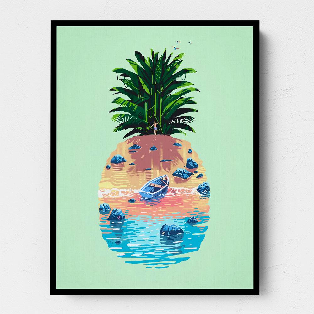 Pineapple Island Wall Art