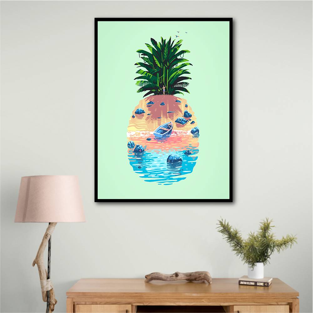 Pineapple Island Wall Art