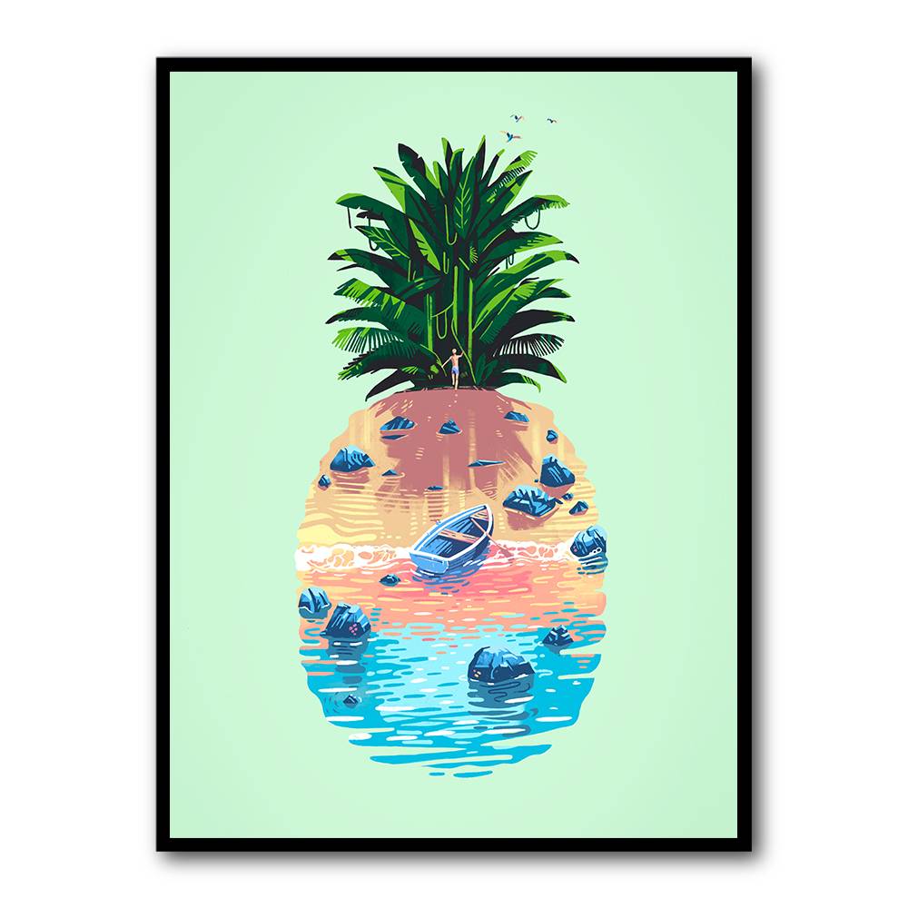 Pineapple Island Wall Art