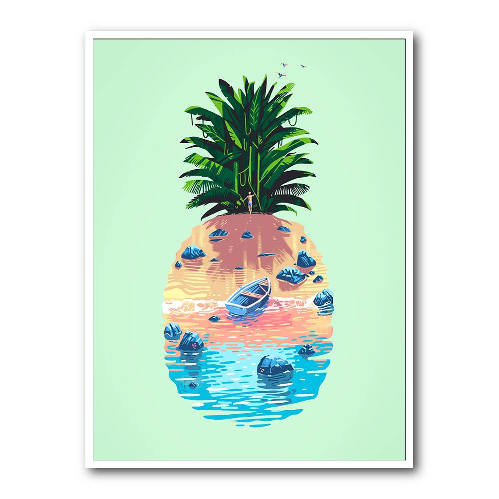 Pineapple Island Wall Art