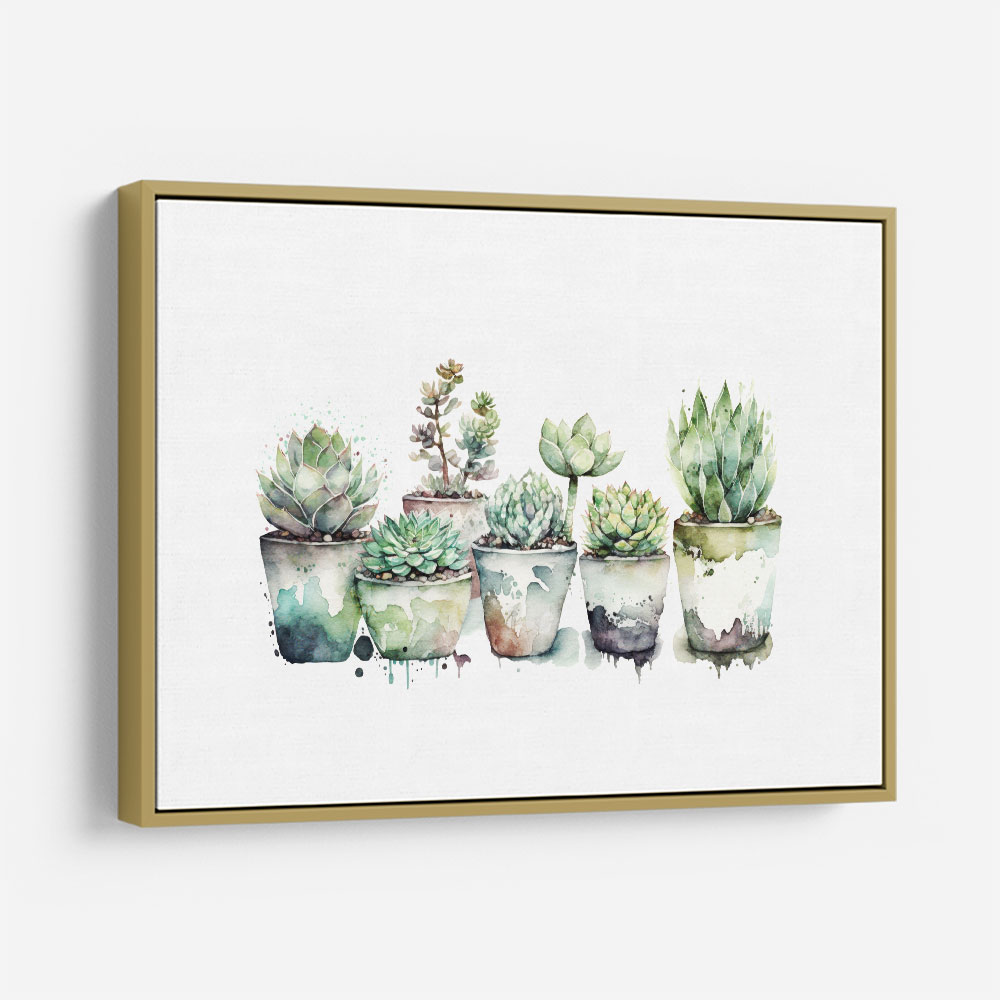 Urban Potted Succulents