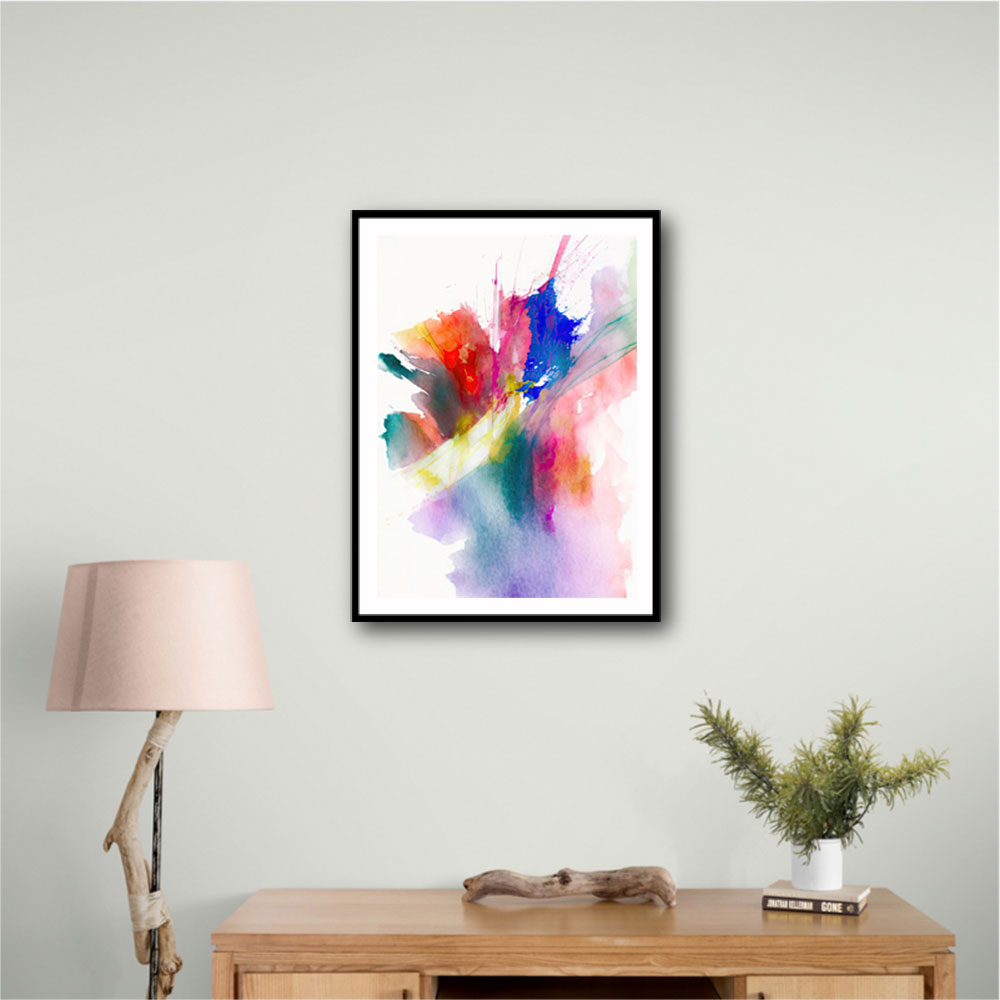 Ink Splash Abstract 2 Wall Art