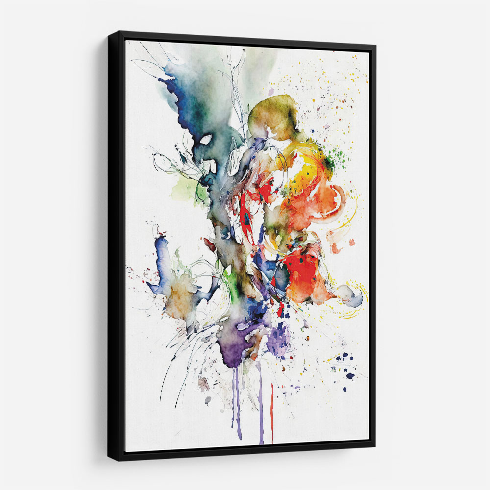 Ink Splash Abstract 4 Wall Art