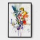 Ink Splash Abstract 4 Wall Art