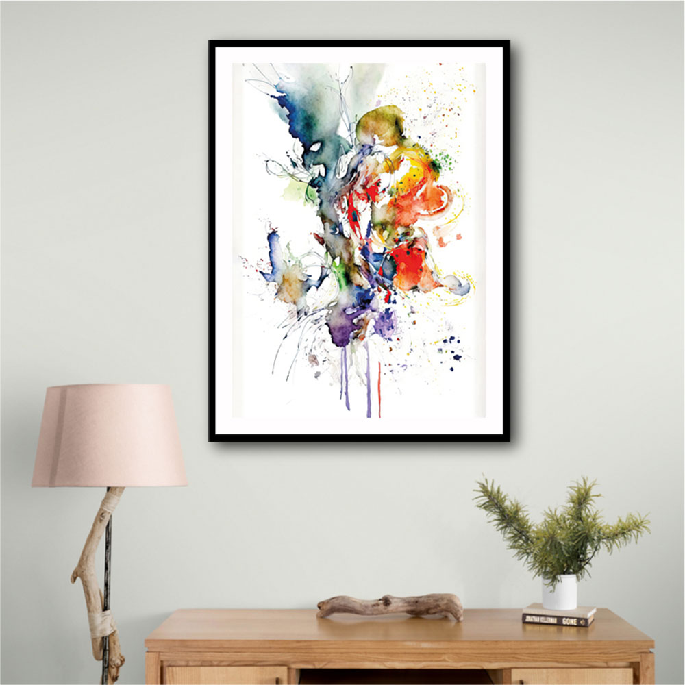 Ink Splash Abstract 4 Wall Art