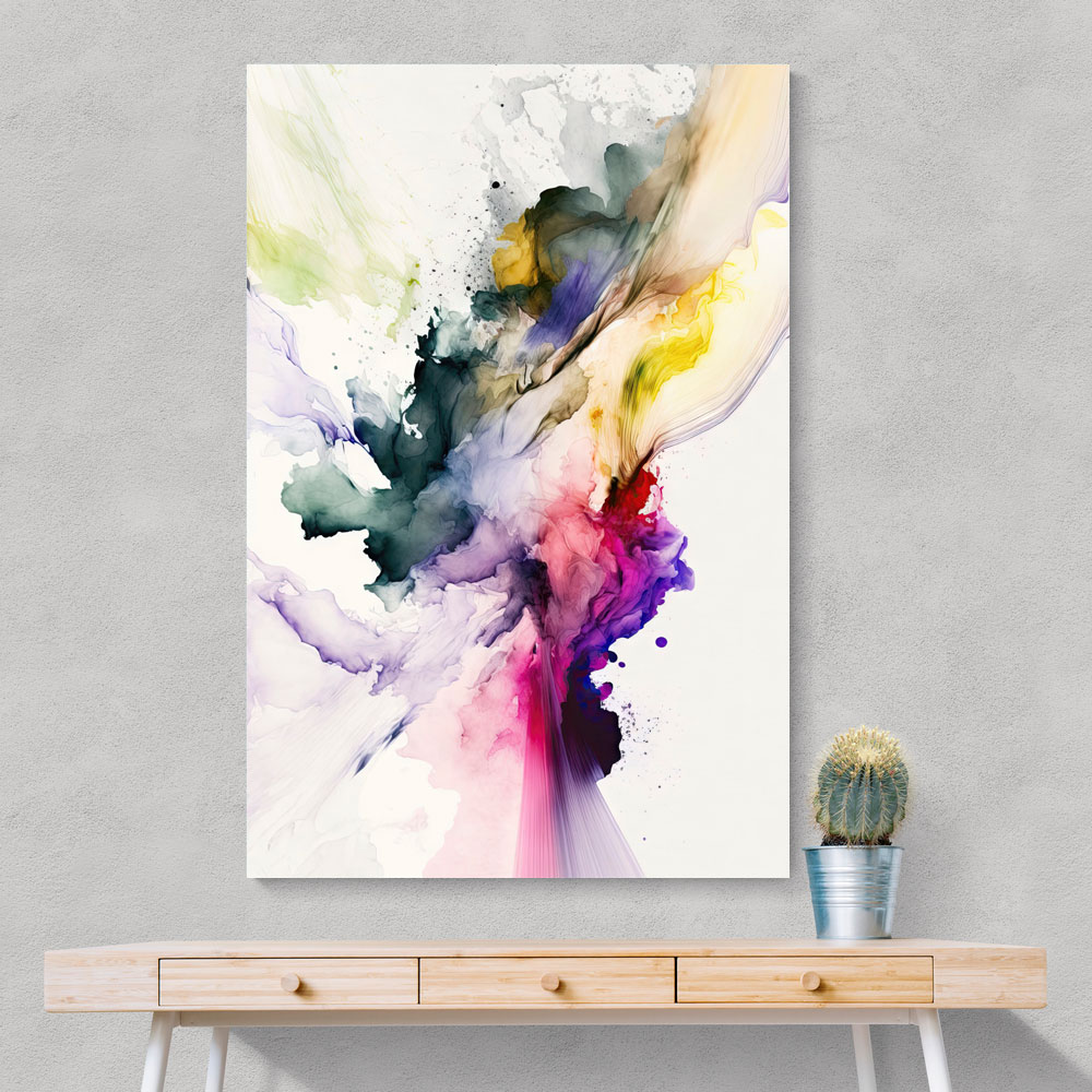 Ink Splash Abstract 5 Wall Art