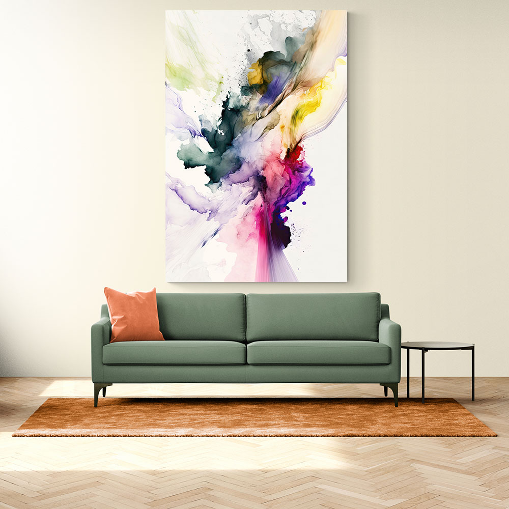 Ink Splash Abstract 5 Wall Art