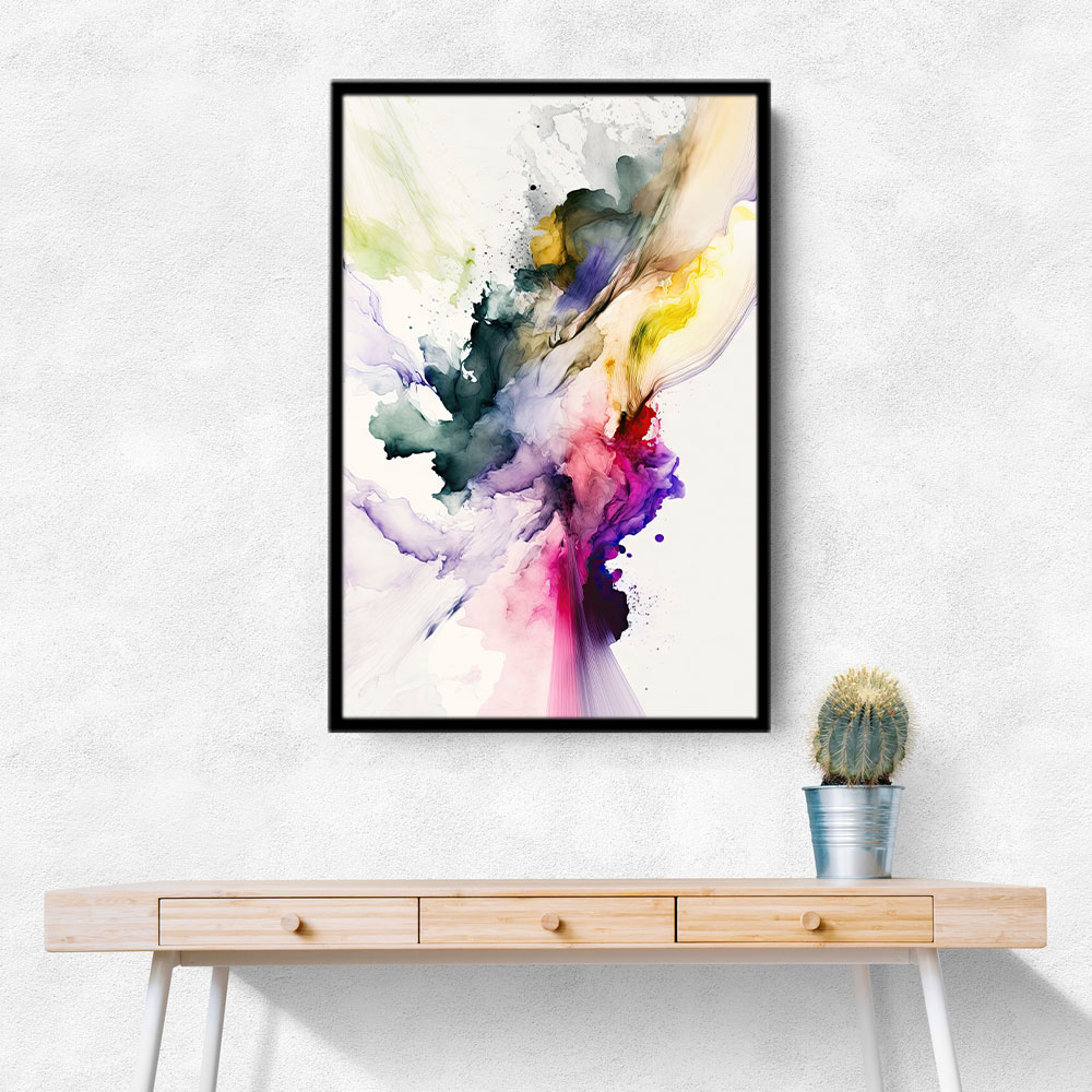 Ink Splash Abstract 5 Wall Art