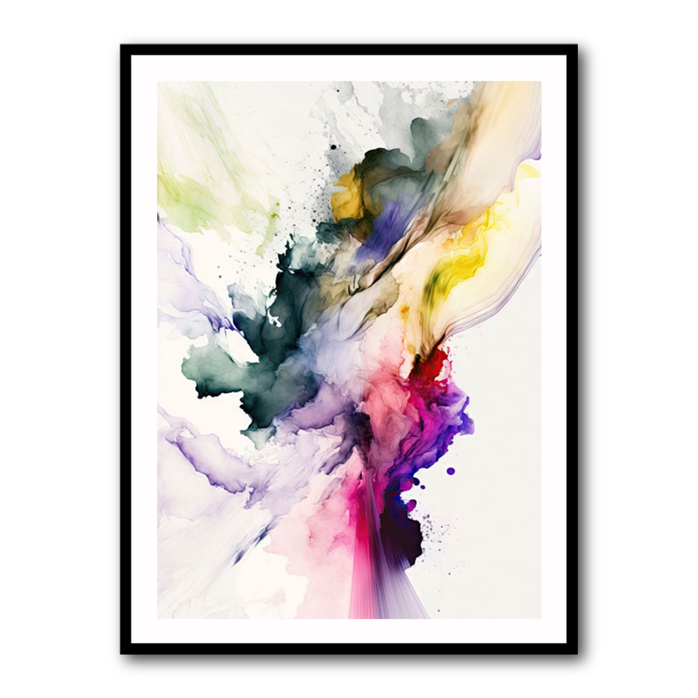 Ink Splash Abstract 5 Wall Art