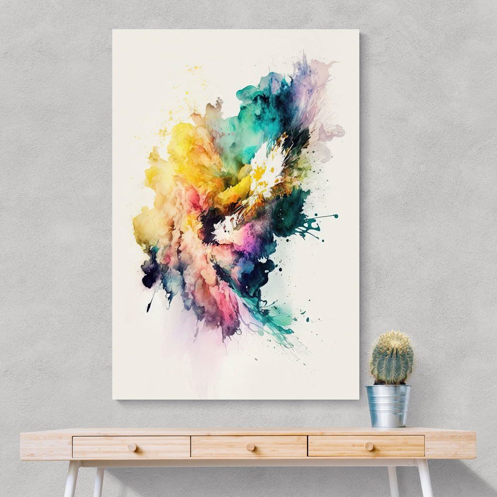 Ink Splash Abstract 7 Wall Art