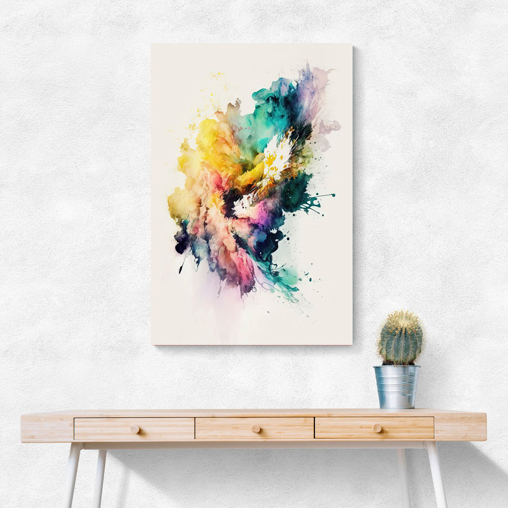 Ink Splash Abstract 7 Wall Art