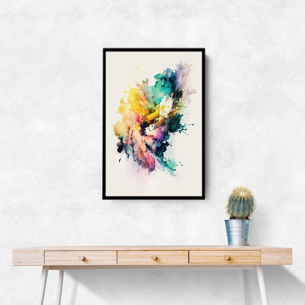 Ink Splash Abstract 7 Wall Art