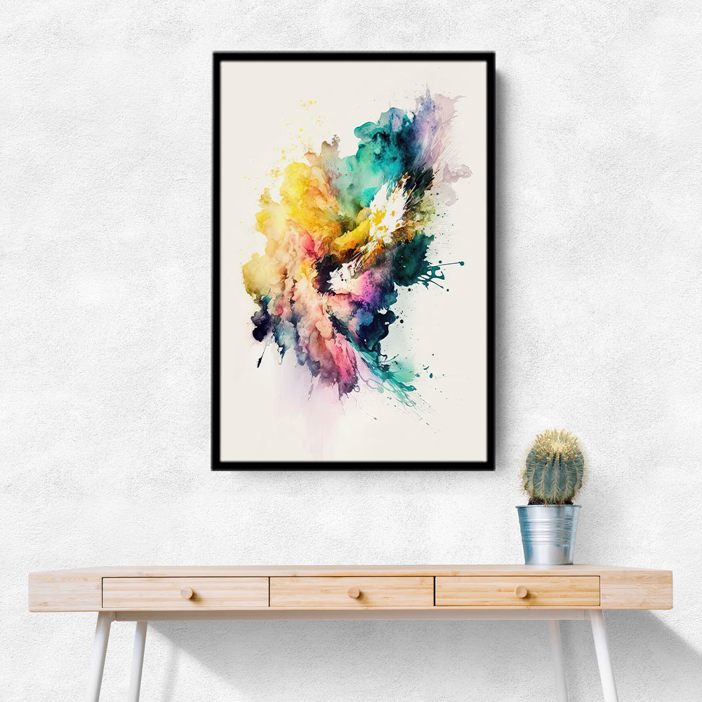 Ink Splash Abstract 7 Wall Art