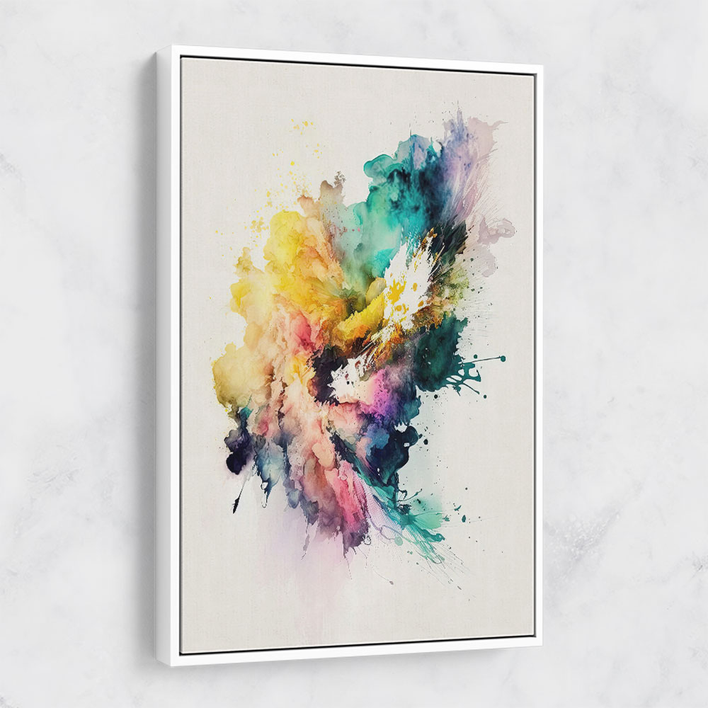 Ink Splash Abstract 7 Wall Art