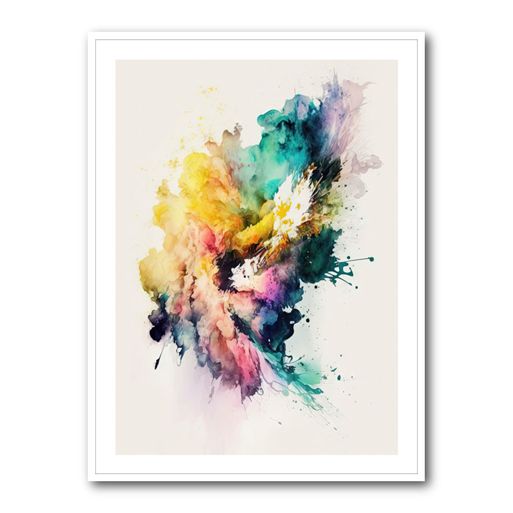 Ink Splash Abstract 7 Wall Art