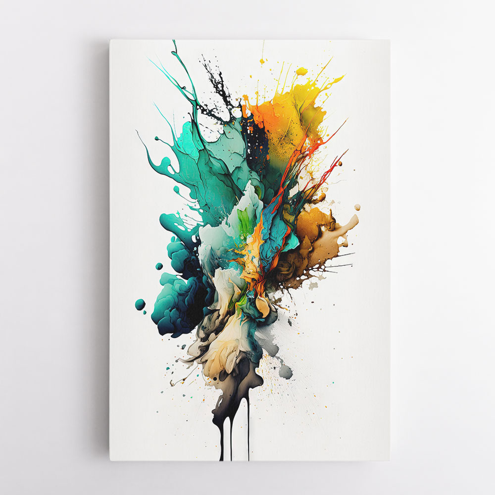 Ink Splash Abstract 8 Wall Art