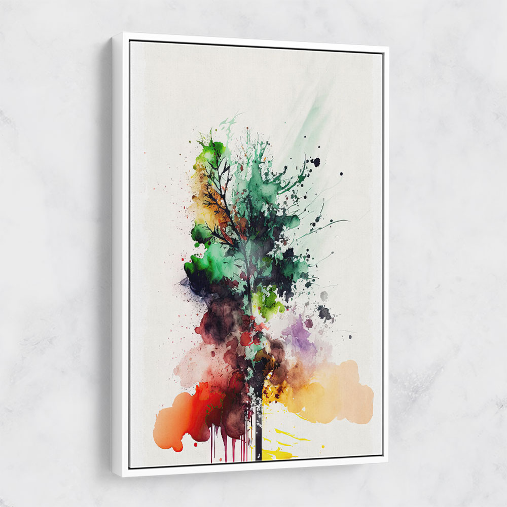 Ink Splash Abstract 9 Wall Art