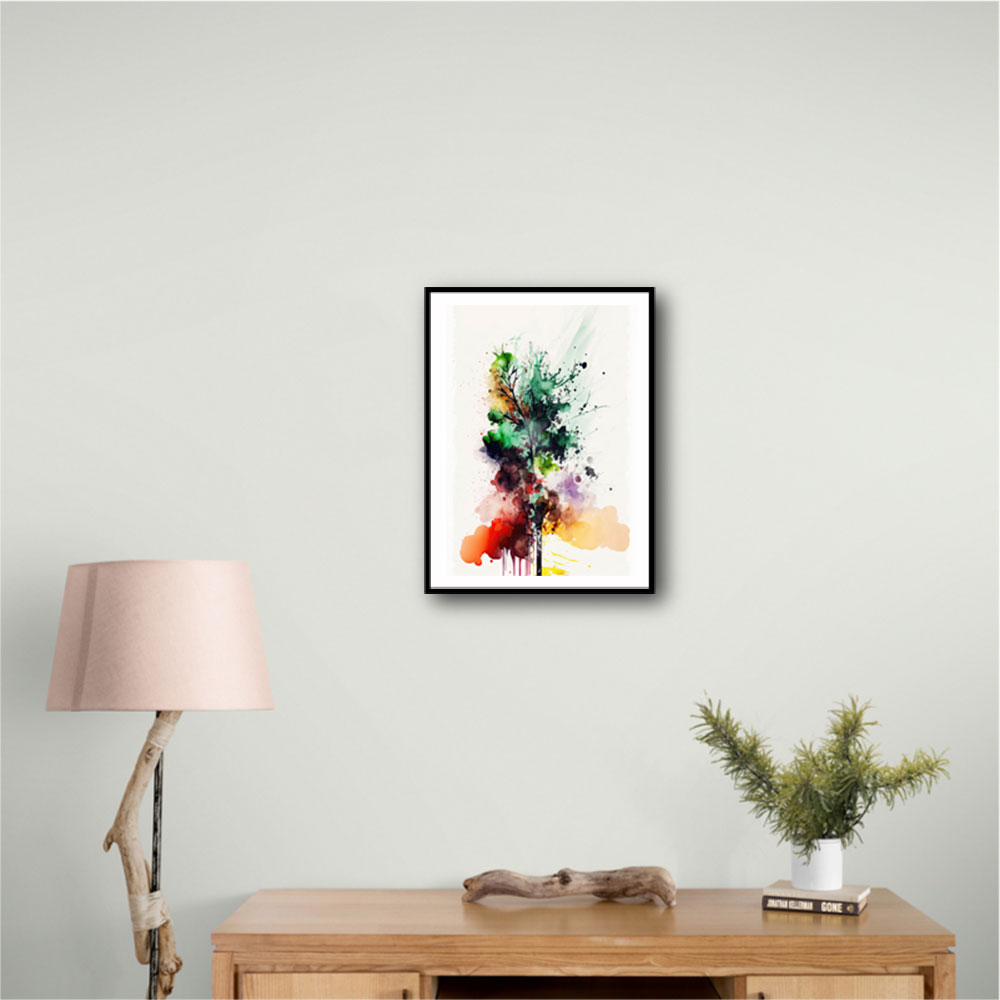 Ink Splash Abstract 9 Wall Art