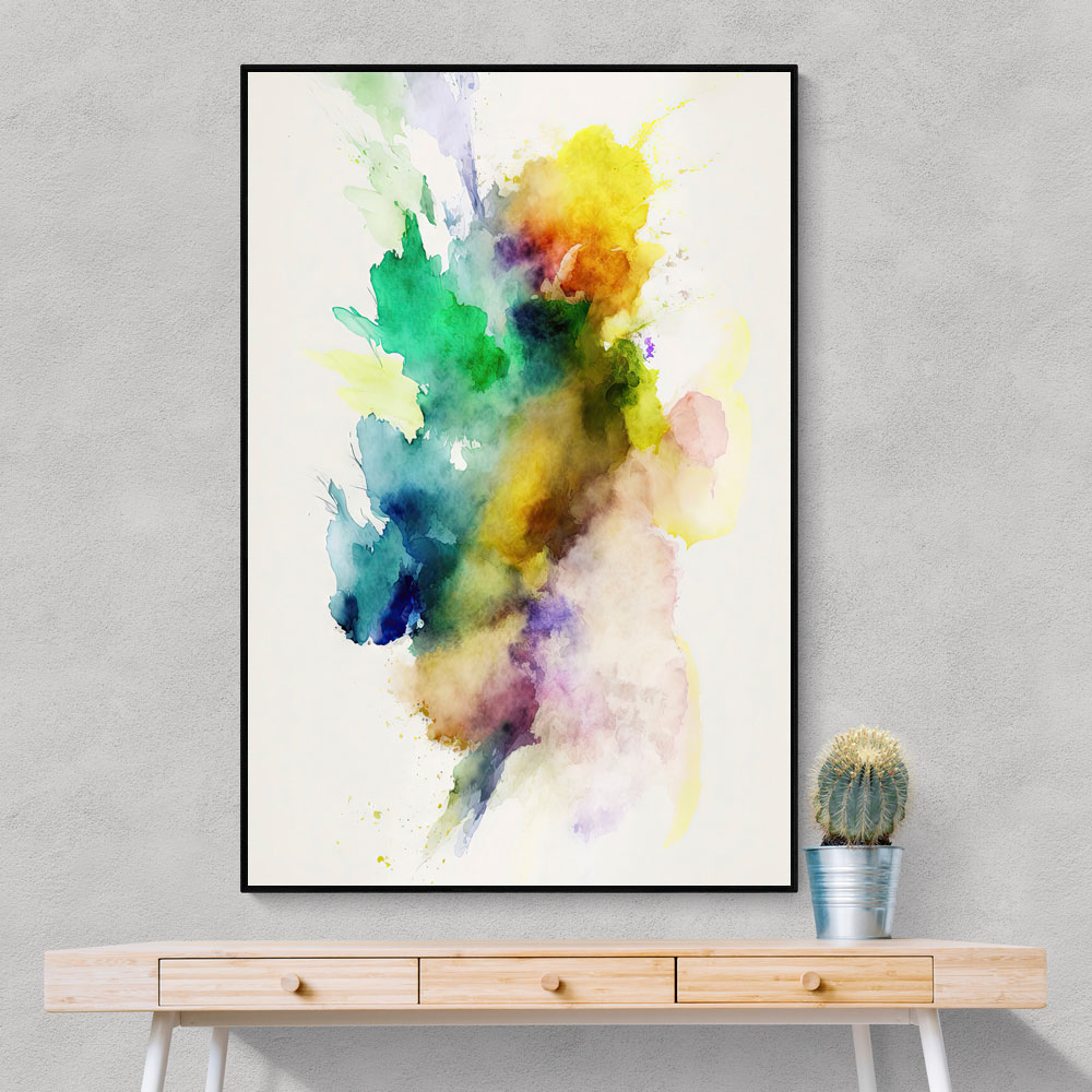 Ink Splash Abstract 12 Wall Art