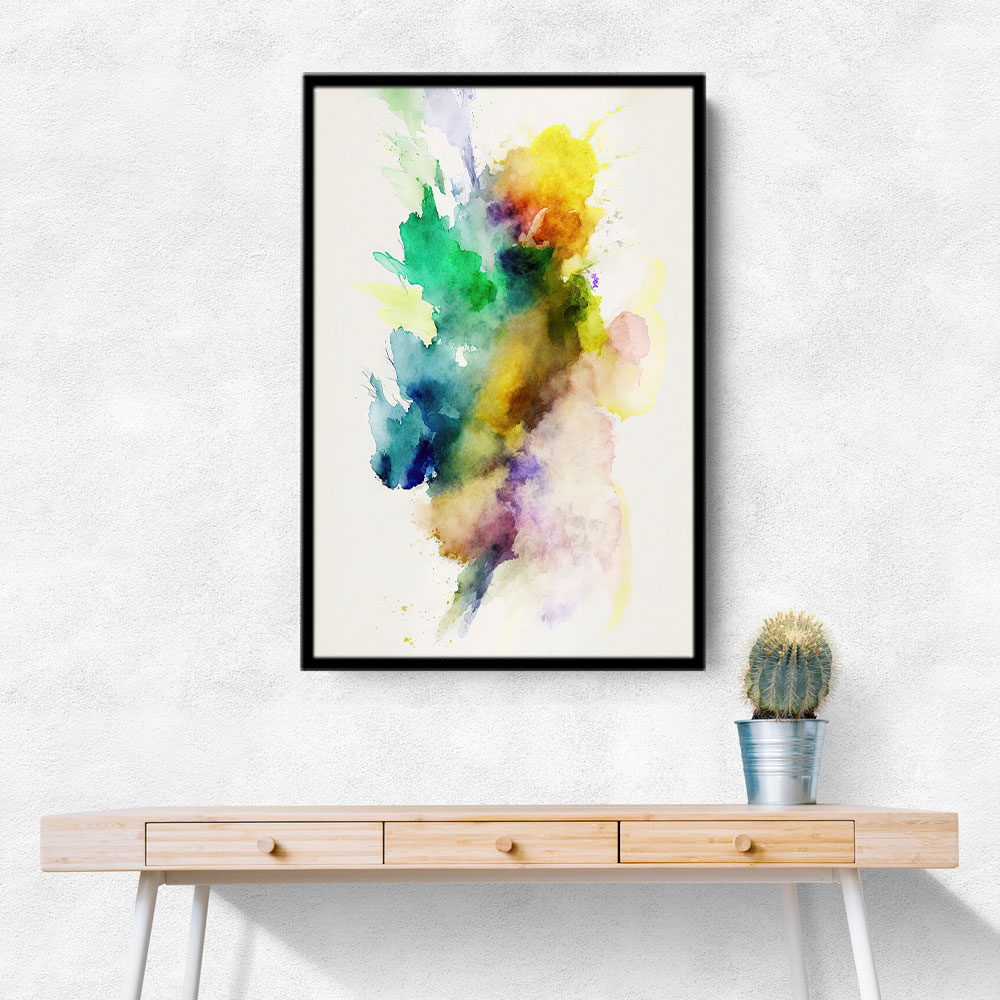 Ink Splash Abstract 12 Wall Art